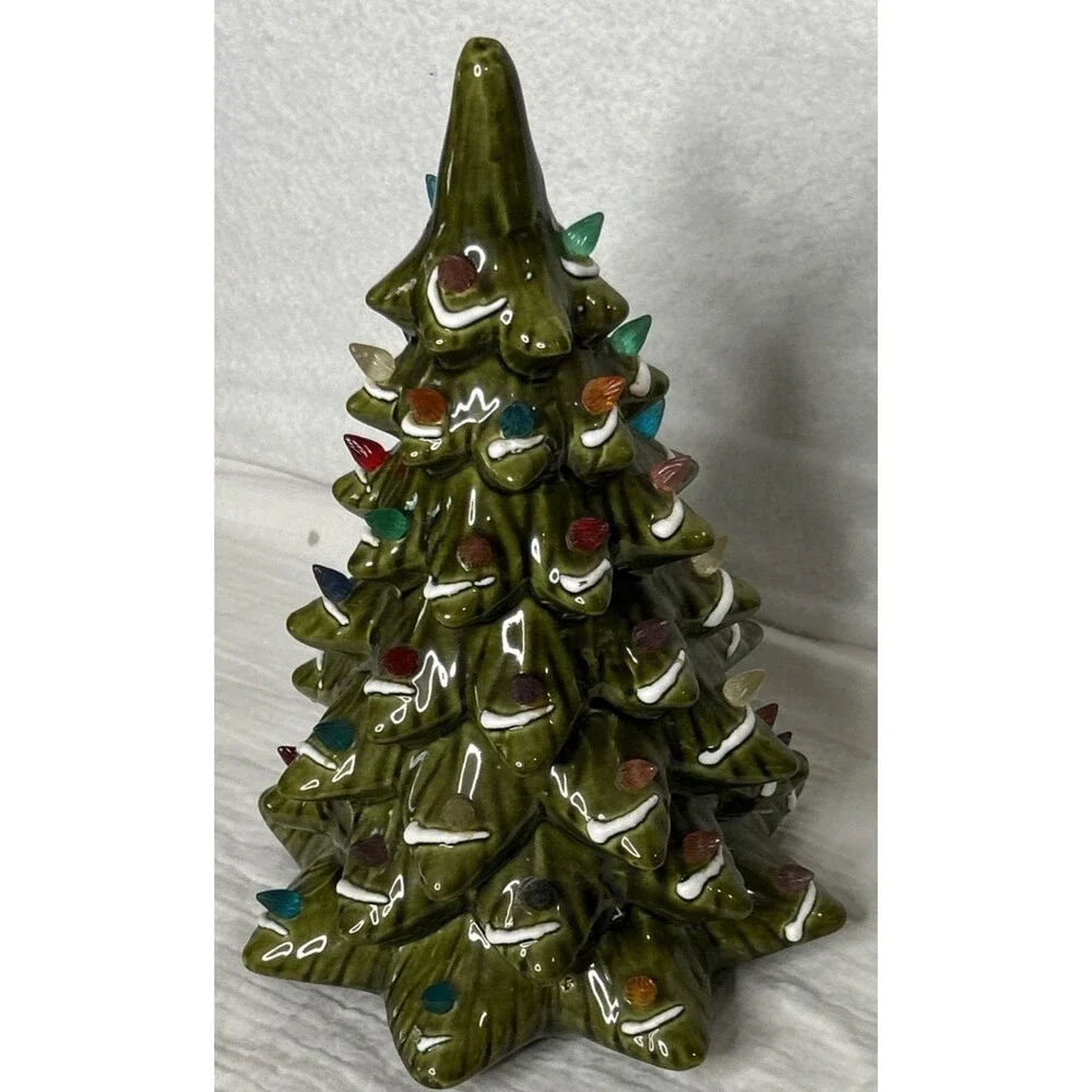 Vintage 1983 Ceramic Christmas Tree 13